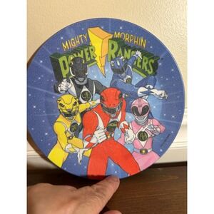 Vintage 1994 Mighty Morphin Power Rangers PMC Melamine Plate 8 Inch Saban